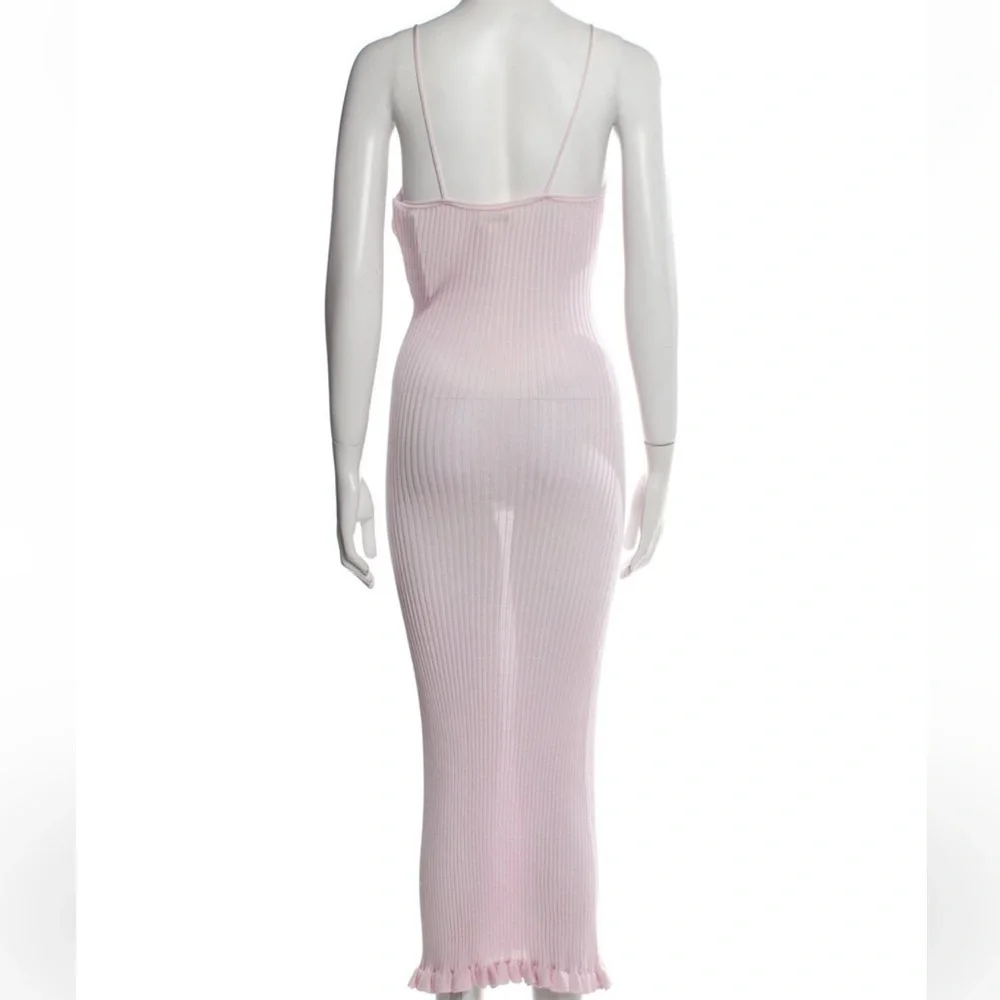 Khaite Pink Silk Dress - Picture 2 of 3